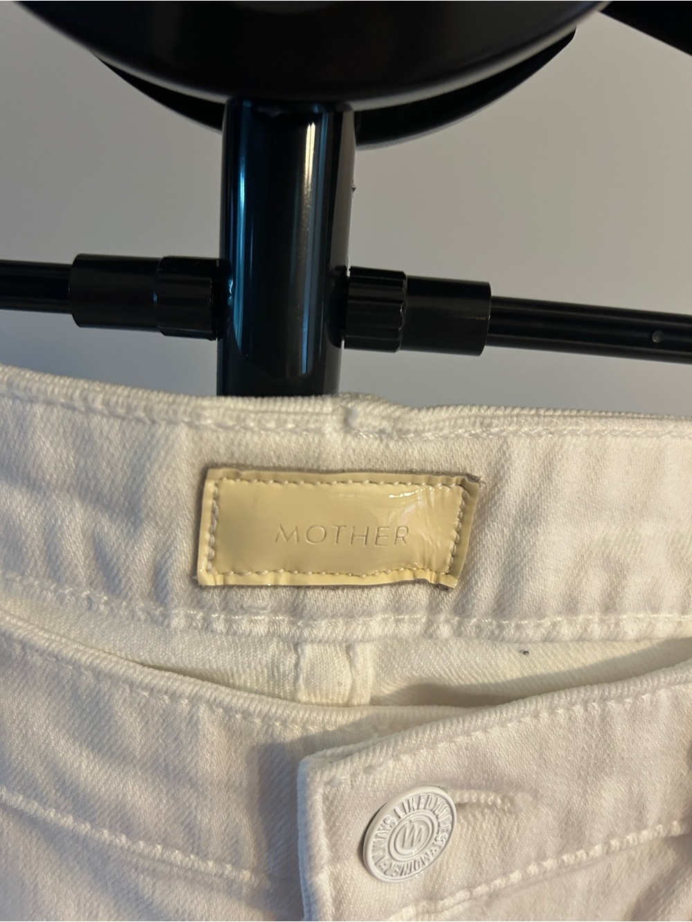 MOTHER White Wide-Leg Jeans - Picture 3 of 5